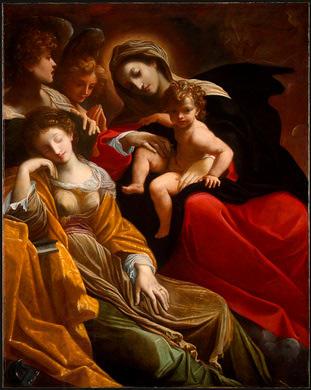 CARRACCI, Lodovico The Dream of Saint Catherine of Alexandria fdg China oil painting art